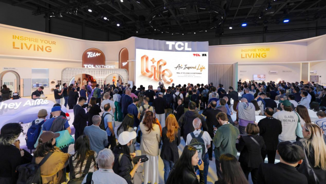 TCL实业IFA 2026“灵感栖居”展区亮相：屏显到家庭全场景，“AI Inspired Life”启迪未来生活灵感